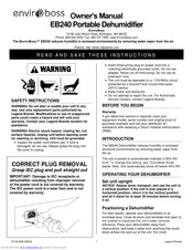 ENVIROBOSS EB240 Owner's Manual