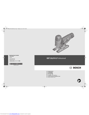 Bosch GST 10,8 V-LI Professional Original Instructions Manual