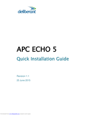 Deliberant APC ECHO 5 Quick Installation Manual