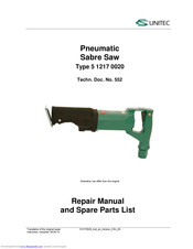 Unitec 5 1217 0020 Repair Manual & Parts List