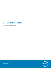Dell vostro 15-3562 Owner's Manual