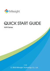 Milesight Pro 7000 Series Quick Start Manual