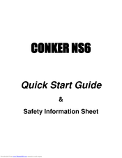 Conker NS6 Quick Start Manual