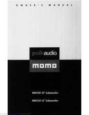 Polk Audio MOMO MM104 Owner's Manual
