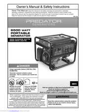 Predator Engines 69674 Owner's Manual & Safety Instructions