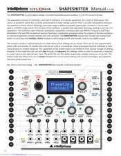 Intellijel Cylonix Shapeshifter User Manual