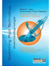 Speck pumps BADU Vac 1 Installation And Operation Manual