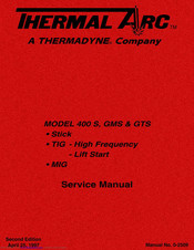 Thermal Arc 400 S Service Manual