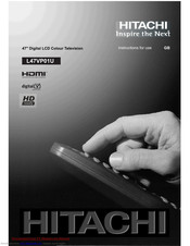 Hitachi L47VP01U Instructions For Use Manual