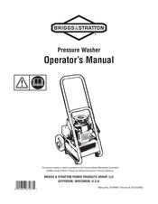 Briggs & Stratton F020377 Operator's Manual