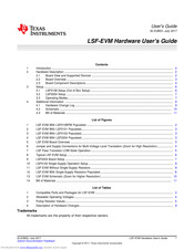 Texas Instruments LSF-EVM User Manual