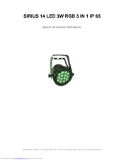 Triton Blue SIRIUS 14 LED 3W RGB User Manual