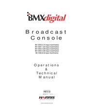 Harris BMXDIGITAL 99-1200-3 Operation & Technical Manual