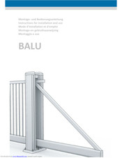 B-ALU Inline 100 Instructions For Installation And Use Manual