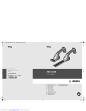 Bosch AGS 7,2 LI Original Instructions Manual