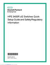 HP 5400R zl2 Series Quick Setup Manual And Safety/Regulatory Information