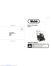 Webb WELS38 Operator's Manual