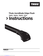 Thule AeroBlade Edge 7603 Instructions Manual
