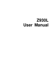 Zte Z930L User Manual