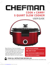 Chefman COOK + CARRY User Manual