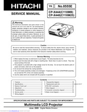 Hitachi C11XMB Service Manual