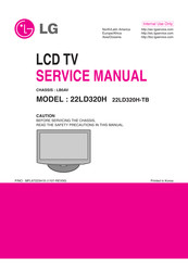 LG CHAMELEON V 22LD320H Service Manual