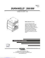 Lincoln Electric DURAWELD 500 Operator's Manual
