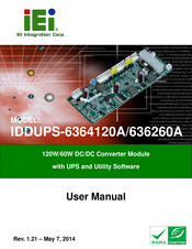 IEI Technology IDDUPS-6364120A/636260A User Manual