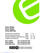 Elma 3038s User Manual