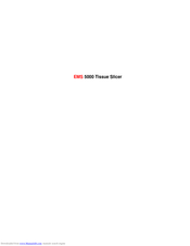 Electron Microscopy Sciences EMS 5000 Manual