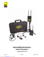 RF Central RFX-NLL Operator's Manual