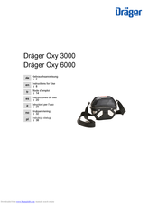 Dräger Oxy 6000 Instructions For Use Manual