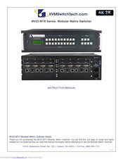 KVMSwitchTech MVID-MTX3232 Instruction Manual