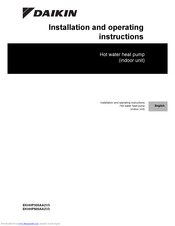 Daikin EKHHP500AA2V3 Installation And Operating Instructions Manual