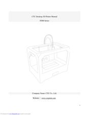 CTC Communications FDM Series Manual