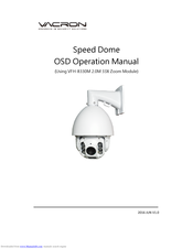 Vacron VFH-8335I Osd Operation Manual