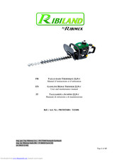 Ribiland PRTHT600 User And Maintenance Manual