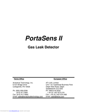 Analytical Technology PortaSens II Owner's Manual