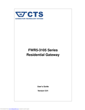 CTS FWR5-3105 Series User Manual