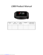 3 PLUS L38B Product Manual