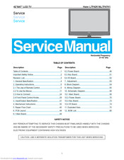 Haier LTF47K1 Service Manual