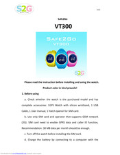Safe2Go VT300 Manual