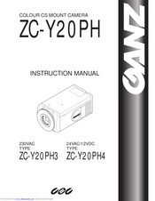 Ganz ZC-Y20PH Instruction Manual