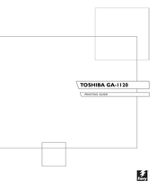 Toshiba GA-1120 Printing Manual
