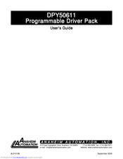 Anaheim Automation DPY50611 User Manual