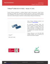 Fractus Antennas FR01-B3-V-0-054 User Manual