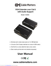 cable matters 103004 User Manual