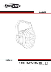 SHOWTEC helix 1800 Q4 RGBW User Manual