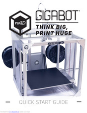 re3D gigabot Quick Start Manual