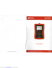Monitran MTN Instruction Manual